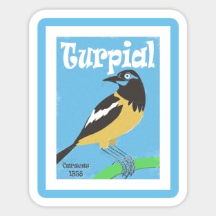 Troupial Tropical Bird Sticker